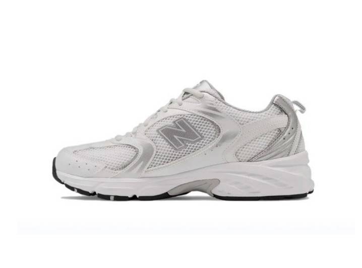 New Balance NB 530 Comfortable Mesh Fabric Synthetic Leather Breathable Support Low-top Casual Urban Commuting Running Shoes Men's Silver