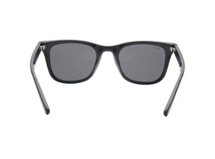 Ray-Ban sunglasses that make your face look smaller, provide sun protection and UV protection: Acetate frame, square shape, unisex style, couple style Black, 65 Basic Package — изображение 3