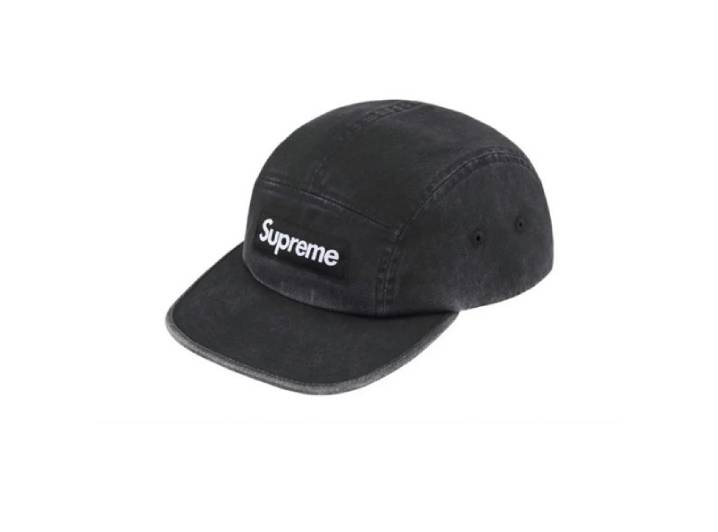 Supreme SS25 Week 5 washed cotton twill cap, unisex.
