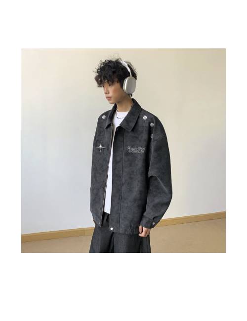 DUKE+DEXTER: a stylish American Retro/High Street-style jacket featuring a metal brooch (cross and star) and the brand's signature logo. — изображение 4