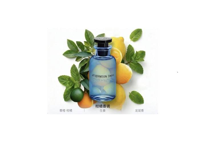 LOUIS VUITTON Afternoon Swim Eau de Parfum, Citrus Eau de Toilette, Ginger & Ambergris 100ml/200ml. A birthday gift for girlfriend, best friend, or student. 100ml, no gift box — изображение 4