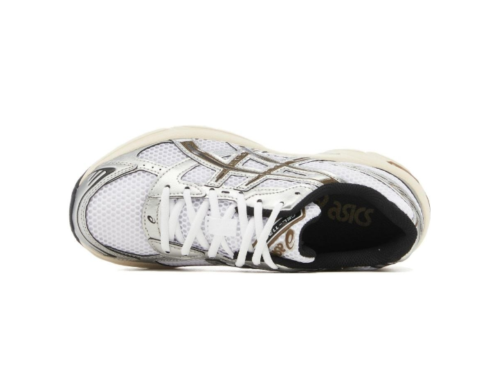 ASICS Gel-1130 Practical Retro Versatile Comfortable Everyday Low-Top Casual Urban Commuting Running Shoes for Men, White/Brown — изображение 3
