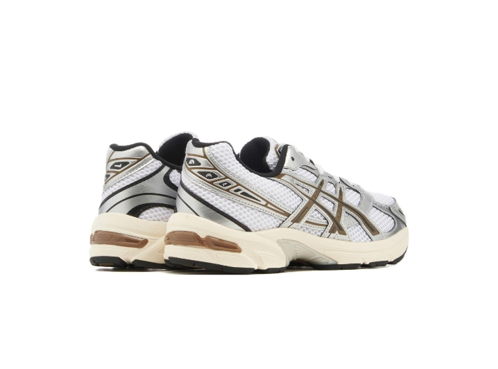 ASICS Gel-1130 Practical Retro Versatile Comfortable Everyday Low-Top Casual Urban Commuting Running Shoes for Men, White/Brown — изображение 4