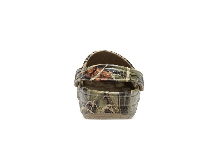 Crocs Classic Realtree V2: Сабо из ЭВА с камуфляжным принтом, зелёные — изображение 2