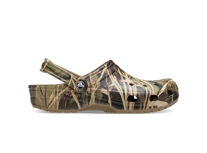 Crocs Classic Realtree V2: Сабо из ЭВА с камуфляжным принтом, зелёные — изображение 5