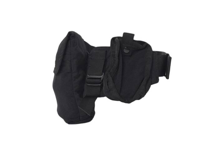 C.P. Company brand logo polyamide waist bag, men's, black — изображение 3