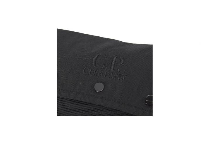 C.P. Company brand logo polyamide waist bag, men's, black — изображение 5