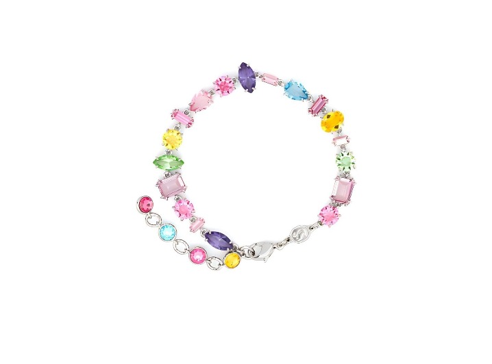Swarovski Gema: Многоцветный кристальный браслет из латуни — изображение 2