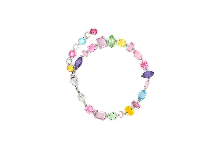 Swarovski Gema: Многоцветный кристальный браслет из латуни — изображение 3