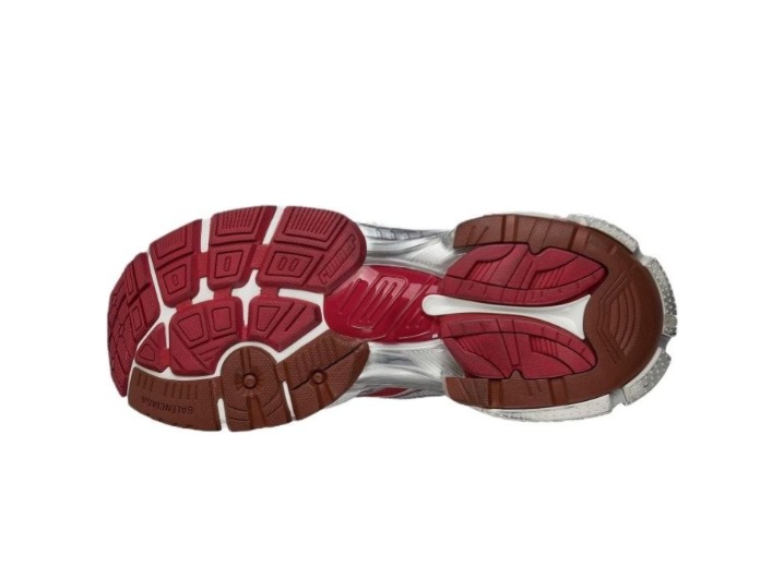 Balenciaga Runner 2.0 Platform Lace-up Round Toe Low-Top Chunk Shoes, Men's, Red — изображение 2