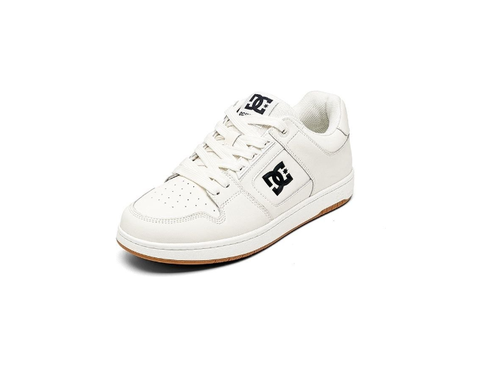 DCSHOES MANTECA 4 PRO: Белые кожаные кеды для скейтбординга и повседневного стиля — изображение 5