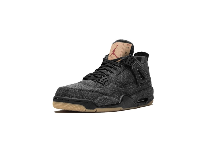 Jordan x Levi's Air Jordan 4 Retro NRG "Black Denim": Мужские баскетбольные кроссовки в стиле Levi's — изображение 5