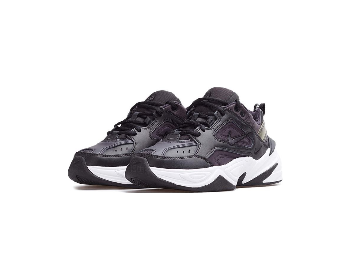 Nike M2K Tekno: Женские ретро-кроссовки в стиле «дад» в бело-чёрной гамме — изображение 4