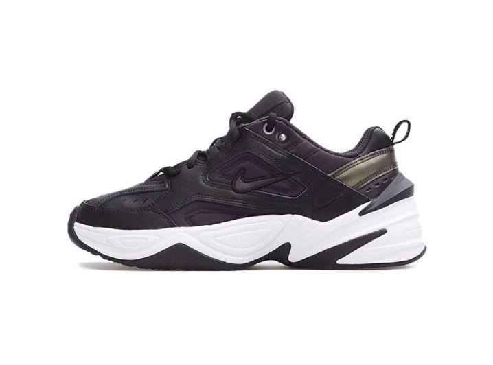 Nike M2K Tekno: Женские ретро-кроссовки в стиле «дад» в бело-чёрной гамме