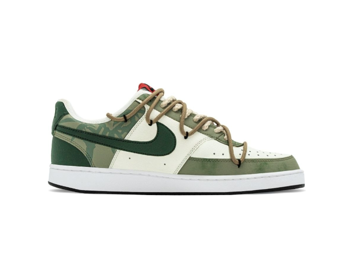 Nike Court Vision 1 "Bamboo Forest" — мужские кроссовки, Green, подарочная упаковка в китайском стиле — изображение 5