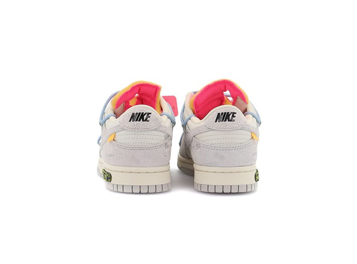 OFF-WHITE x Nike Dunk "The 50" No.38 — унисекс кроссовки, Grey and White — изображение 2