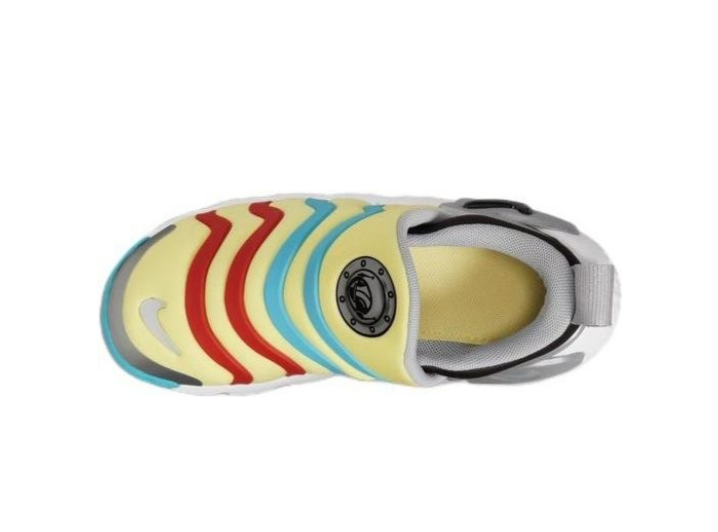 Nike Dynamo GO Comfortable, Versatile, Slip-resistant, Shock-absorbing, Durable Low-top Children's Casual Shoes, Yellow and Blue, Kids — изображение 5