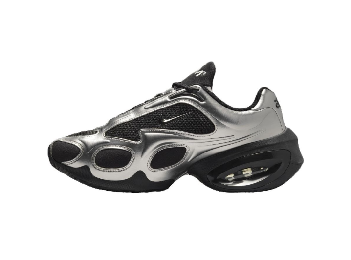 Nike Air Max Muse Rubber Sport Comfort Low-Top Casual Shoes Women's Silver/Black