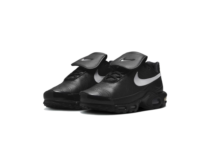 Nike Air Max Plus Tiempo Durable Low-Top Casual Shoes for Women, Black and White — изображение 5
