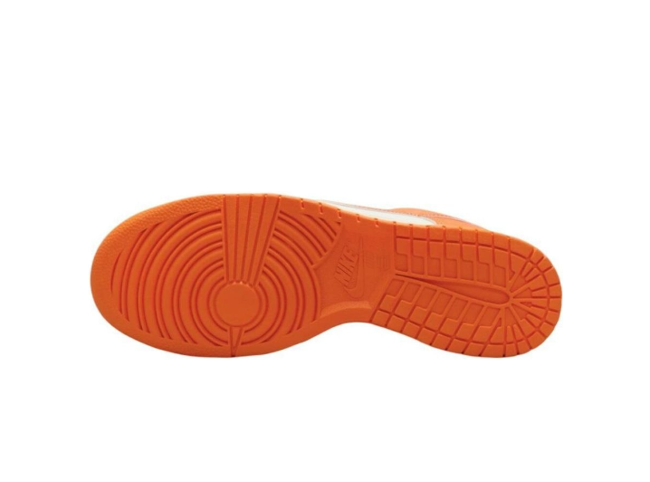 Nike Dunk Low «Syracuse»: Бело-оранжевые мужские кеды в университетском стиле — изображение 2