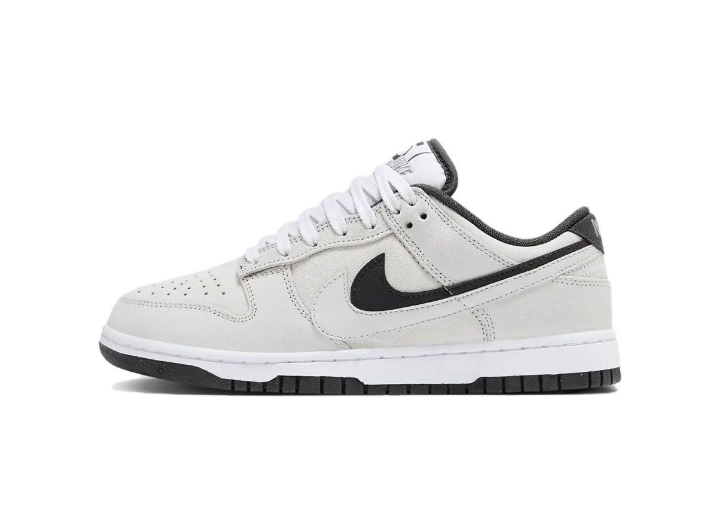 Nike Dunk Low "Double Swoosh" — женские кожаные кроссовки, White
