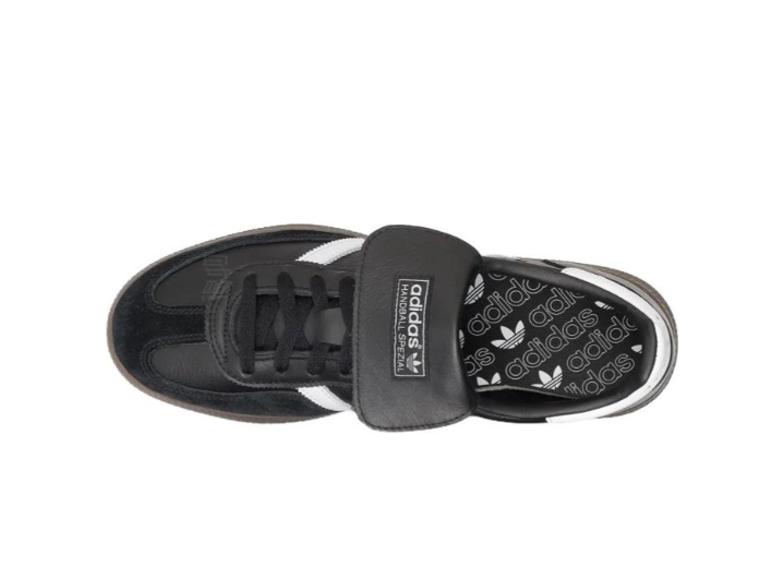 adidas Originals HANDBALL SPEZIAL Versatile Simple Low-Top Sneakers for Men, Black and White — изображение 3