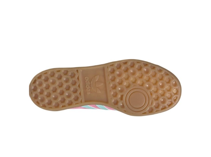 Аdidas Originals Hamburg W: Женские низкие кеды в розово-голубой гамме — изображение 2