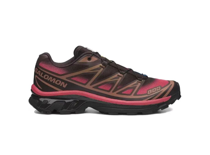 SALOMON XT-6 Versatile, Comfortable, Casual Running Shoes, Unisex, Black/Pink — изображение 3