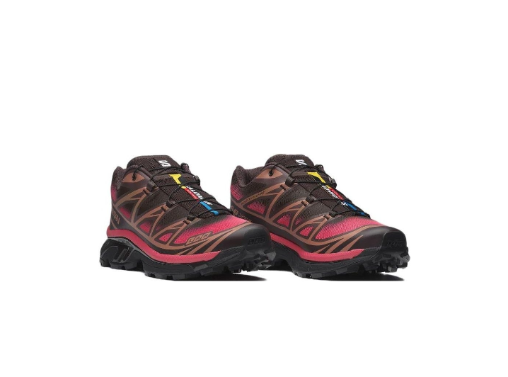 SALOMON XT-6 Versatile, Comfortable, Casual Running Shoes, Unisex, Black/Pink — изображение 4