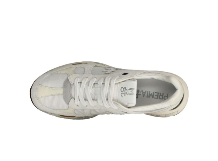 PREMIATA Mase — женские кроссовки из телячьей кожи и TPU, Grey — изображение 2