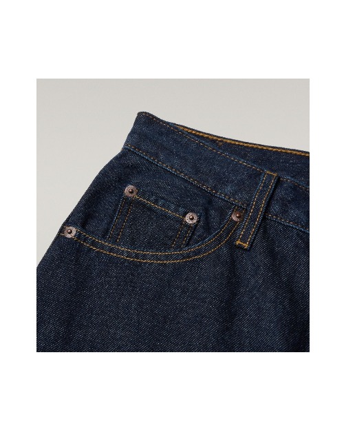 Levi's Middy Loose Boots: Женские джинсы клёш в тёмно-синем цвете — изображение 4