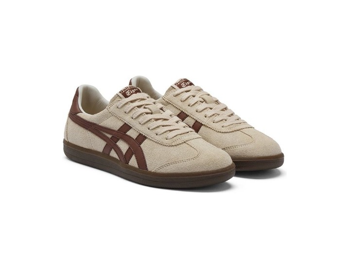 Onitsuka Tiger Tokuten Retro Versatile Comfortable Durable Low-Top Casual Shoes Unisex Off-white/brown — изображение 4