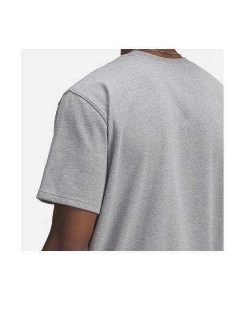 Under Armour Crew Neck Sporty Short Sleeve T-Shirt for Men Gray — изображение 3