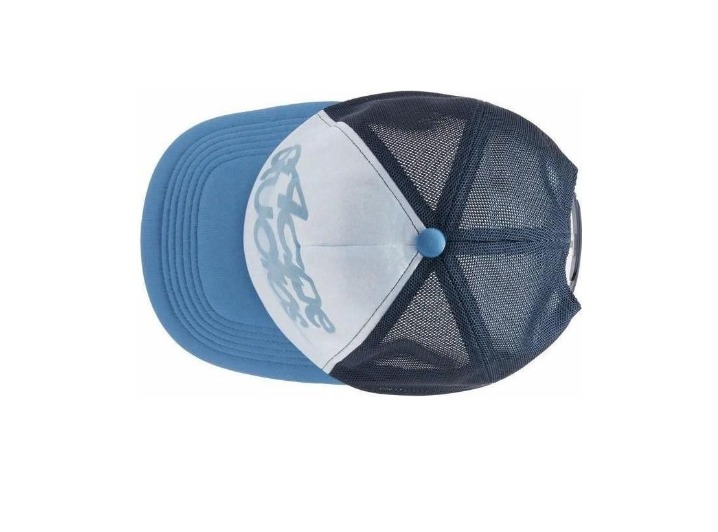 Acne Studios Logo Decorated Polyester Baseball Cap, Unisex Style, Couple Style, Blue — изображение 5