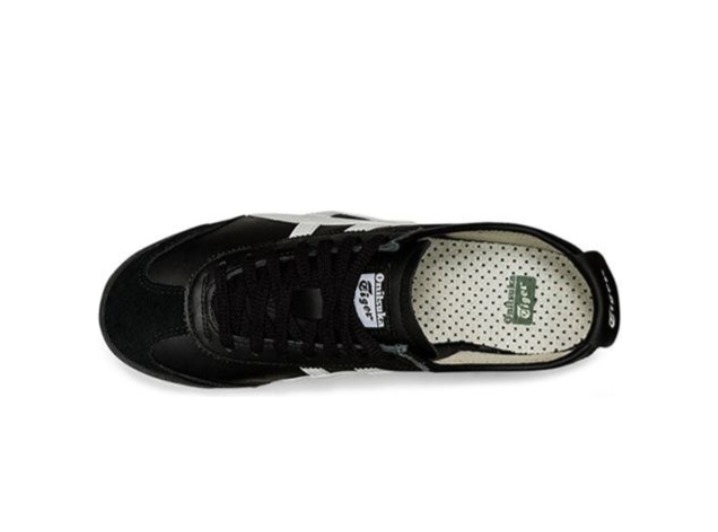 Onitsuka Tiger MEXICO 66 Classic Low-Top Casual Shoes, Unisex, White/Black — изображение 4