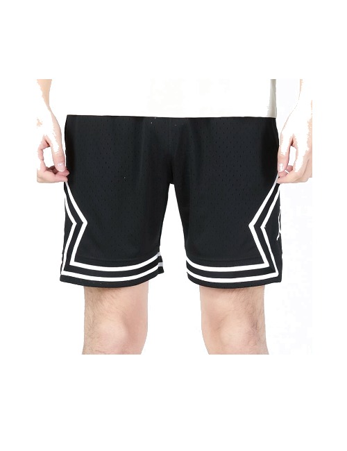 Jordan Dri-FIT: Мужские спортивные шорты с цветовыми блоками в чёрном цвете — изображение 3