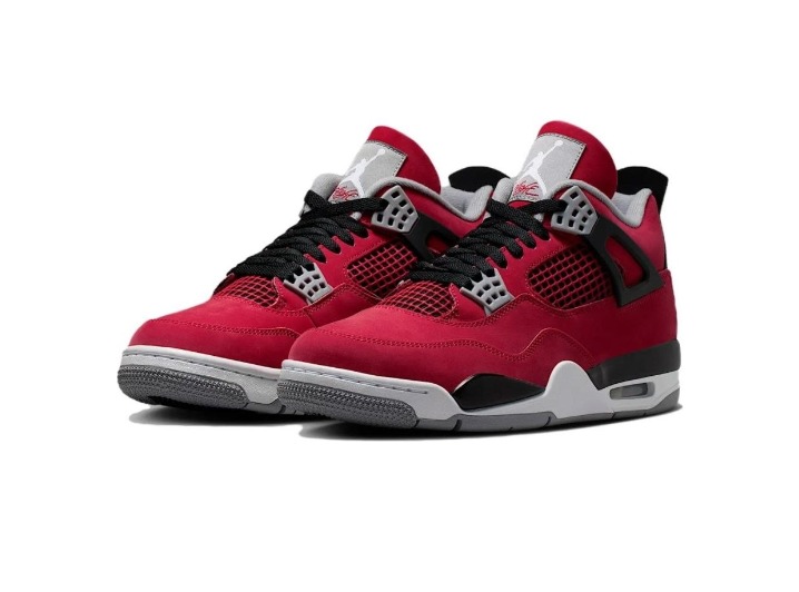 Jordan Air Jordan 4 Retro "Toro Bravo": Мужские баскетбольные кроссовки в красном цвете — изображение 5