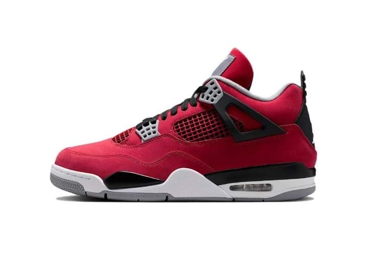 Jordan Air Jordan 4 Retro "Toro Bravo": Мужские баскетбольные кроссовки в красном цвете