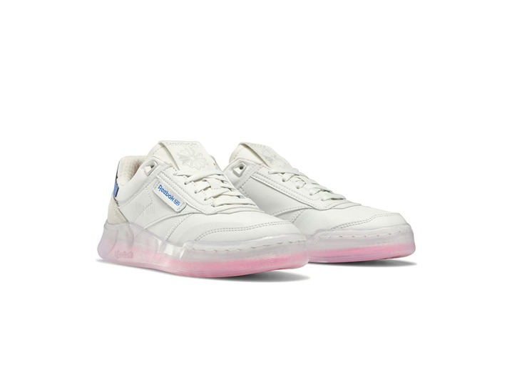 Reebok Club C Legacy: Женские низкие кроссовки в бело-синем цвете — изображение 4