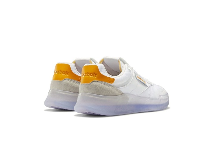 Reebok Club C Legacy: Женские низкие кроссовки в бело-жёлтом цвете — изображение 4