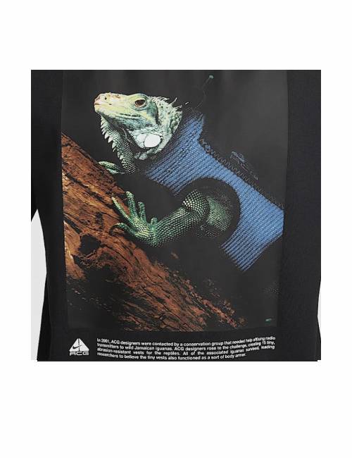 Nike ACG DRI-FIT SS25: Мужская чёрная футболка свободного кроя — изображение 3
