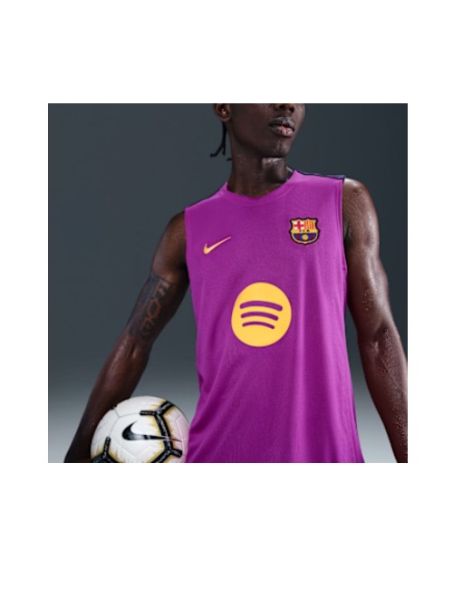 Nike Dri-FIT FC Barcelona: Мужская футболка без рукавов в фиолетовом цвете — изображение 4