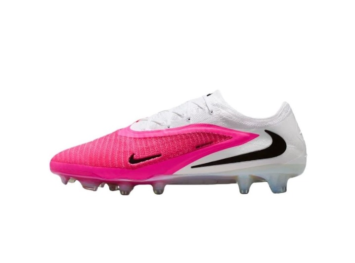 Nike Phantom 6 Elite: Унисекс-футбольные бутсы в розово-белом цвете