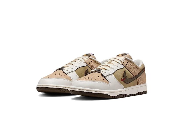 Nike Dunk Pegasus Pack: Мужские кроссовки в бежевом цвете к Году Лошади — изображение 3