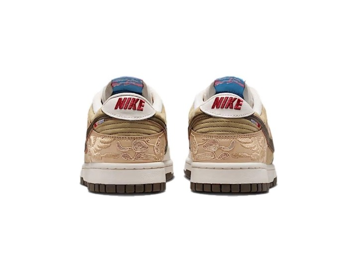 Nike Dunk Pegasus Pack: Мужские кроссовки в бежевом цвете к Году Лошади — изображение 5