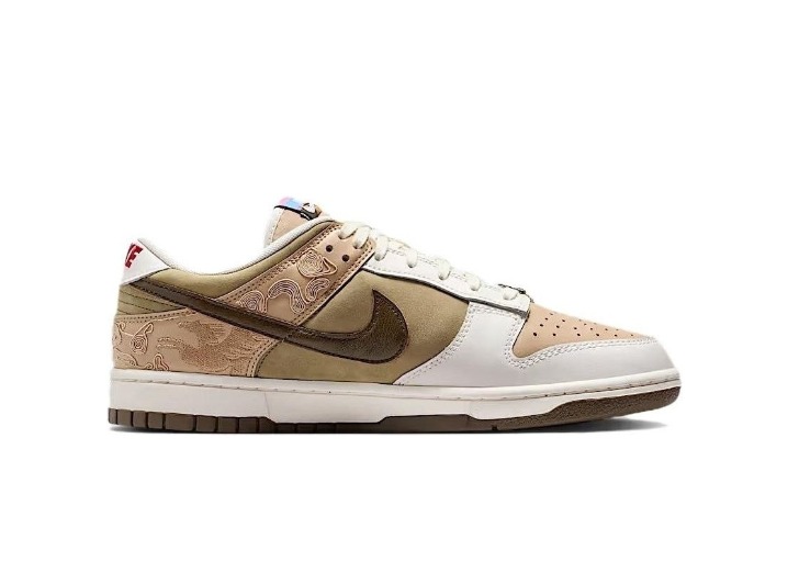 Nike Dunk Pegasus Pack: Мужские кроссовки в бежевом цвете к Году Лошади — изображение 6
