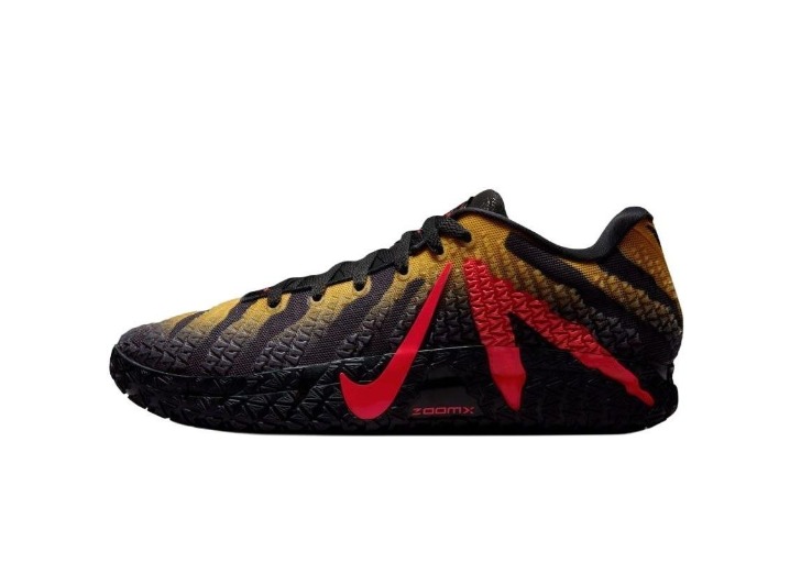 Nike x Jurassic Park Ja 3 Morant Raptor EP: Мужские баскетбольные кроссовки в чёрно-жёлто-красной гамме