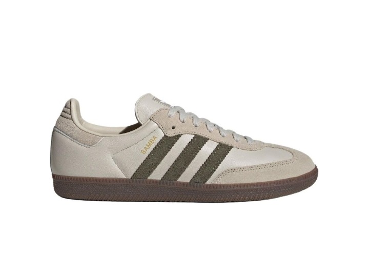 adidas Originals SAMBA OG: Унисекс-кроссовки в коричнево-хаки гамме — изображение 3