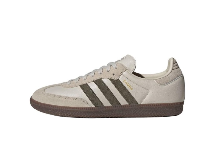 adidas Originals SAMBA OG: Унисекс-кроссовки в коричнево-хаки гамме