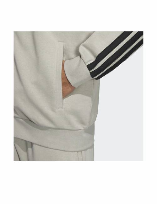 adidas: Спортивный костюм с воротником-стойкой в цвете Pearl Ash — изображение 4